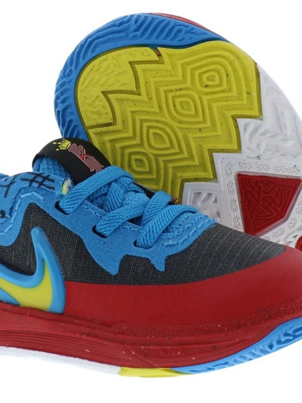 Nike Kids' Blue, Red, and Yellow Sneakers 4c for baby’s.